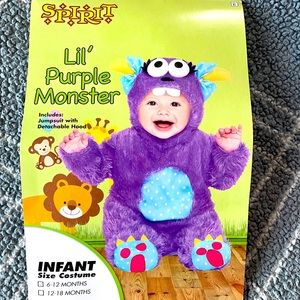 Mint condition baby purple monster costume
